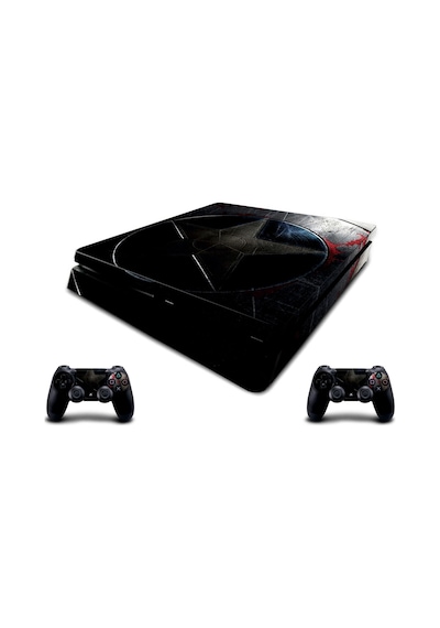 PS4 Slim Kaptan Amerika Sticker Seti