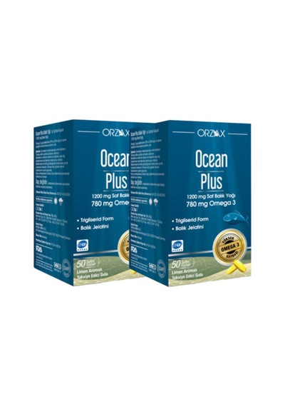 Ocean Plus Omega 3 1200 Mg 50 Kapsül 2'li