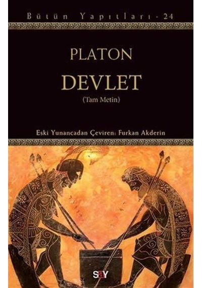 Devlet - Bütün Yapıtları 24 - Platon ( Eflatun ) - Say Yayınları