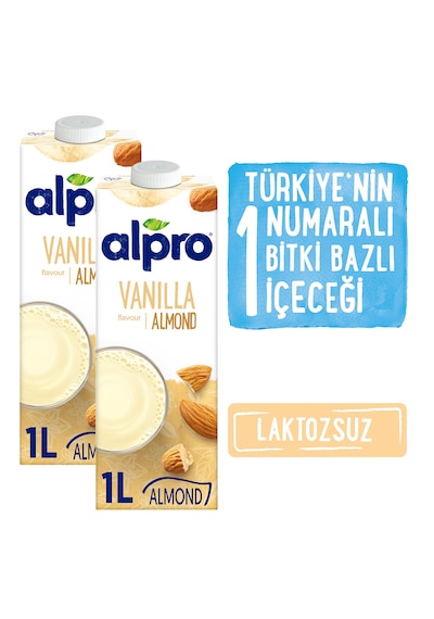 Alpro Vanilya Badem İçeceği 2 x 1 L