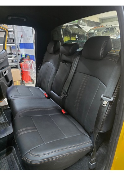 Ford Ranger Uyumlu Araca Özel Deri Oto Koltuk Kılıfı 158529 Siyah
