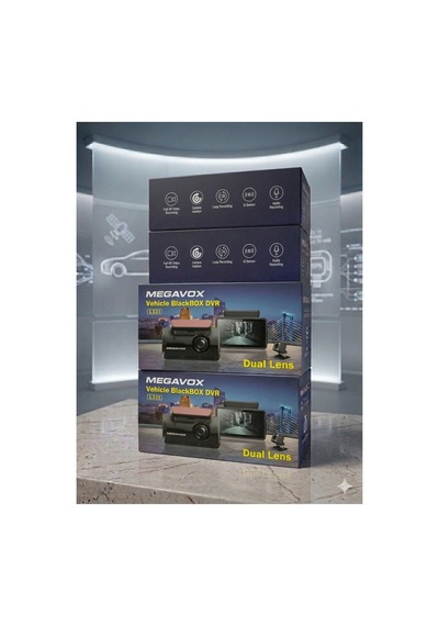 L-331 3" Dvr Araç İçi Kamerası Lcd Ekranlı Gece Görüşlü 2 Kameralı G-sensör Wi-fi 1080p Diğer