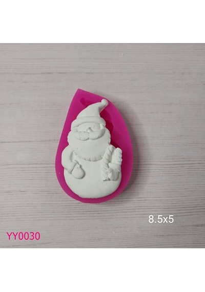 Yy0030 Sevimli Noel Baba Silikon Kalıp