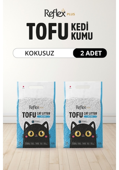 Reflex Plus Kokusuz Tofu Kedi Kumu 7l X 2 Adet