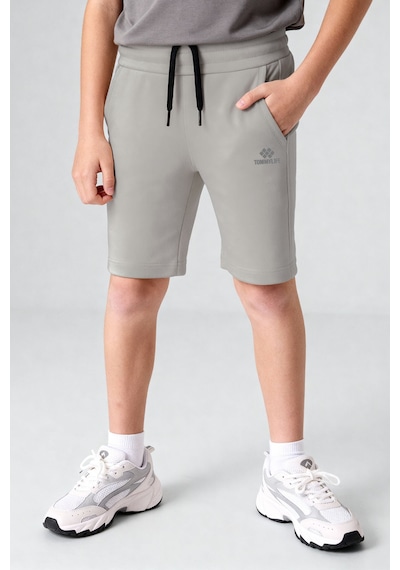 Tommylife Taş Standart Fit Basic Performans Erkek Çocuk Şort - 11303 Taş