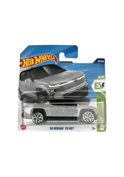 Hot Wheels Silverado Ev Rst - Hw Ev Metalik Gümüş 1/64 Diecast Model Araba Çok Renkli
