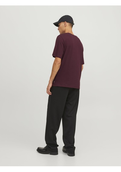 Jack & Jones Erkek Bisiklet Yaka Basic Tişört - Organic Port Royale Çok Renkli