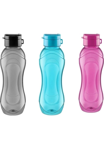 3 Adet Plastik Matara 750 Ml