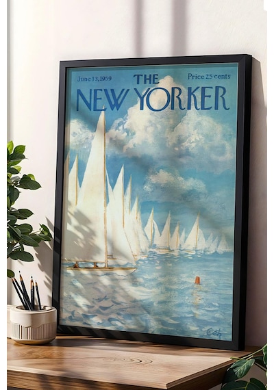 The New Yorker Çerçeveli Tablo June 13 1959