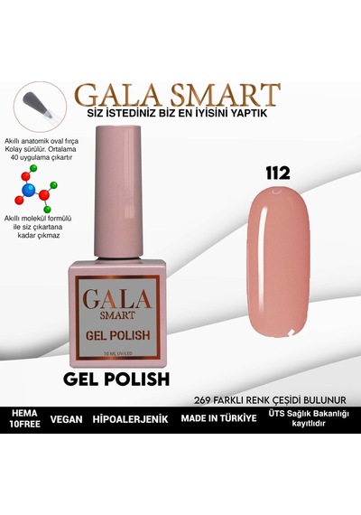 Gala Smart Classic Kalıcı Oje 10 Mle No:112