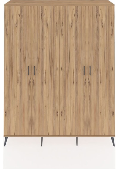 Hyperion Gardrop 4 Raflı 4 Kapaklı 4 Askılı 176x44x221 Çam-çam Çam Hyperion Gardrop 4 Raflı 4 Kapaklı 4 Askılı 176x44x221 Çam-çam Çam