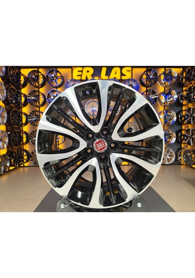 4 Adet Fiat  6.5 16 5 98 Et39 58.1 Black Mack Jant Revize Edilmiş Takım
