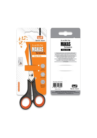Sarff Easy Grıp Ofis Makası - 17cm