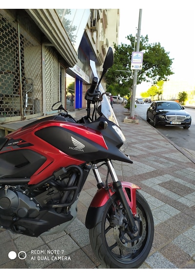 12-15 Honda Nc700X Nc750X Uzun Ön Cam Zeus Açık Füme 55cm 4mm