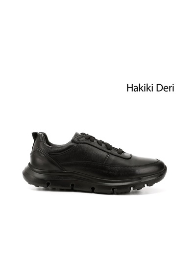 Gönderi(R) Erkek Siyah Bağcıklı Hakiki Deri Sneaker Ddma83531540 Siyah