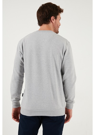 Buratti Pamuklu Regular Fit V Yaka Erkek Kazak 456202 V Gri