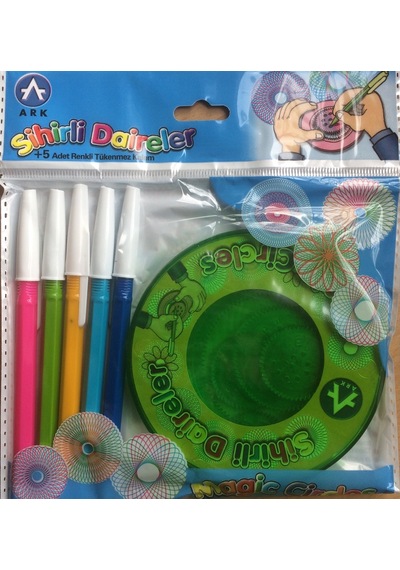 Sihirli Daireler ve 5 Adet Renkli Kalem Ark
