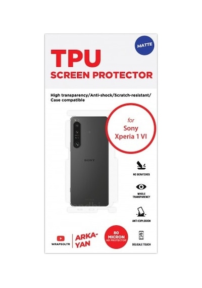 Sony Xperia 1 Vı Mat Arka Ve Yan Koruyucu Tpu Film