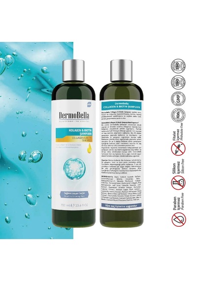 Dermo Bella Collagen & Biotin Şampuan 700 ML