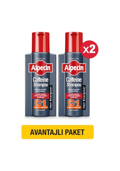 Alpecin C1 Kafeinli Dökülme Karşıtı 2'li Şampuan Seti 2 X 250 Ml