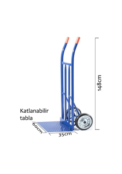 Büyük Boy Katlanabilir Yük Ve Koli Taşıma El Arabası (157438469)