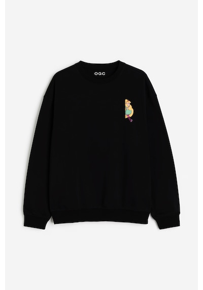 Ogc Marco & Star Kombin Sweatshirt Siyah