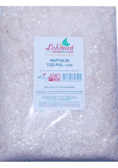 Naftalin Toz Pul 2 Kg Pul Tozu Kiloluk Paket Çok Renkli