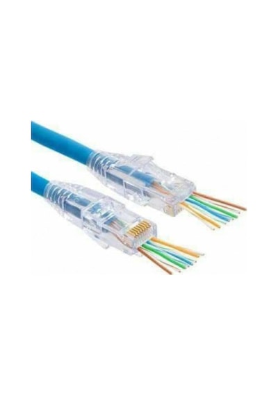 Rj45 Cat6 Açık Uçlu Soket 8p/8c Cat6 Konnektör 100 Adet