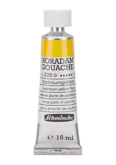 Schmincke Horadam Gouache Artist Guaj Boya 15 Ml Seri 2 228 Cadmium Yellow Middle Çok Renkli