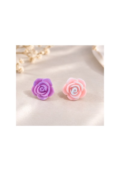 Lila & Pembe Gül Araç İçi Klima Süsü 2'li Set
