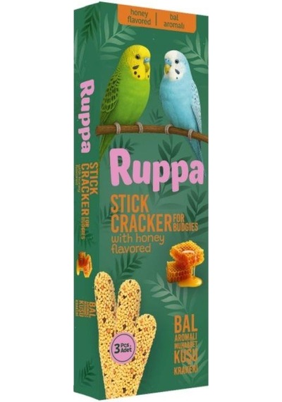 Ruppa Bal Aromalı Muhabbet Kuşu Krakeri 3'lü 100 G