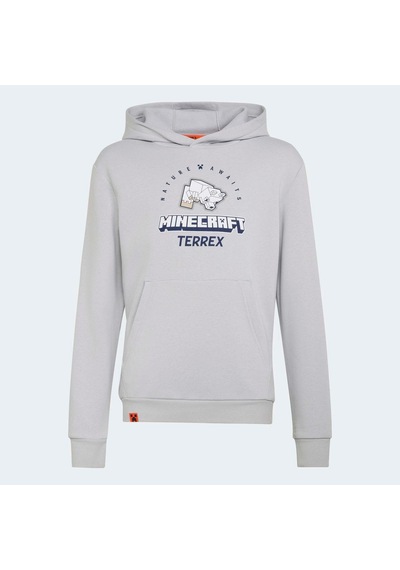 Adidas Minecraft Terrex Çocuk Gri Sweatshirt Kd8750