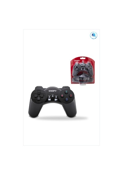Gamepad Joystick Usb Kablolu Siyah Kumanda Pc Uyumlu Ergonomik Ta