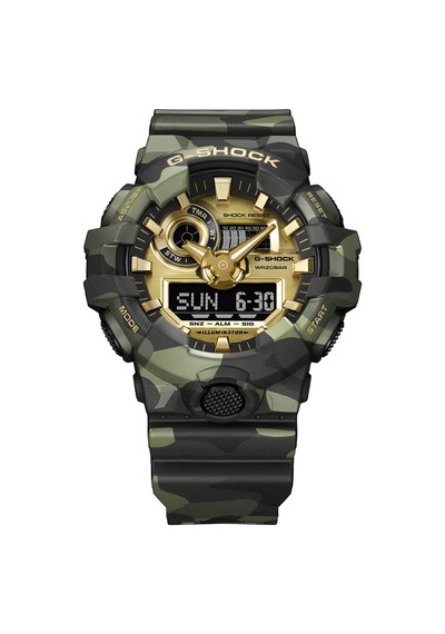 G-shock Analog-dijital Ga-700 Serisi 53.4 Mm Quartz Saat Ga-700cm Altın