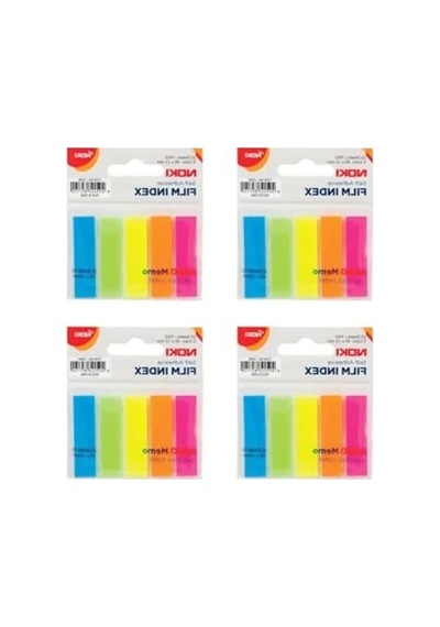İndeks Film 12x45 Mm, 25 Yaprak, Renkli Seçenekler