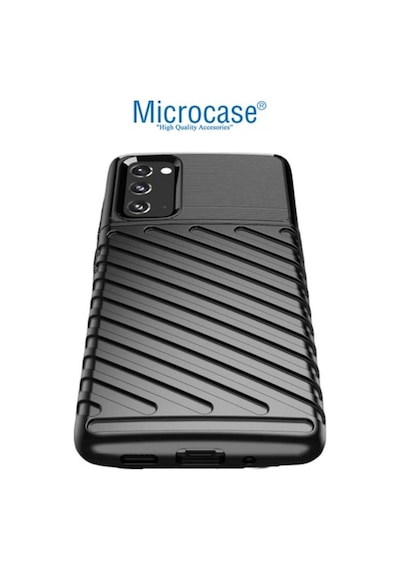 Microcase Samsung Uyumlu Galaxy S20 Fe Thunder Serisi Kilif-Siyah 549544060