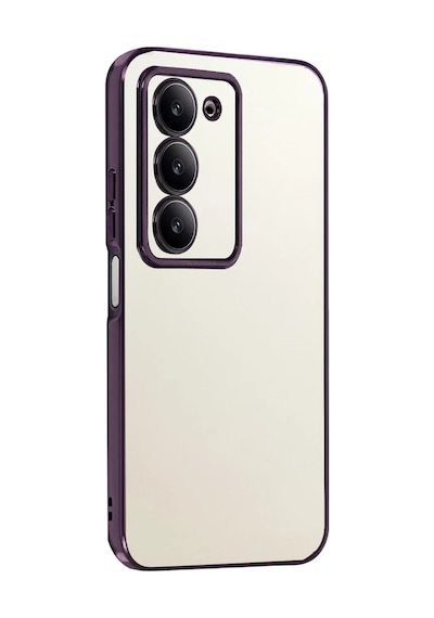 Xiaomi Redmi 15 4g Uyumlu Lensli Silikon - Mor