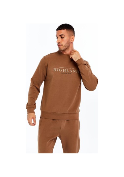 AR-MA Arma Erkek Slim Fit Scuba Interlok Bisiklet Yaka Yazı Baskılı Sweatshirt K30124685002 Kahverengi - Krem AR-MA Arma Erkek Slim Fit Scuba Interlok Bisiklet Yaka Yazı Baskılı Sweatshirt K30124685002 Kahverengi - Krem