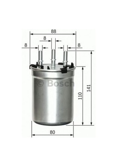 BOSCH F026402834 MAZOT FİLTRESİ A1 11- 1.6 TDCI CAY