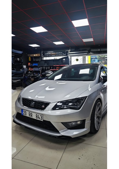 Seat Leon 2013-2016 Fr Dinamik Ön Tampon Eki Karlık Plastik Boyasız