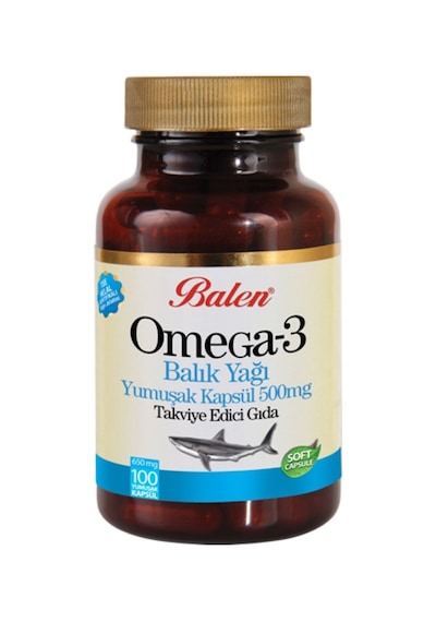 Balen Omega 3 Yumuşak Kapsül 650 MG 100 Kapsül