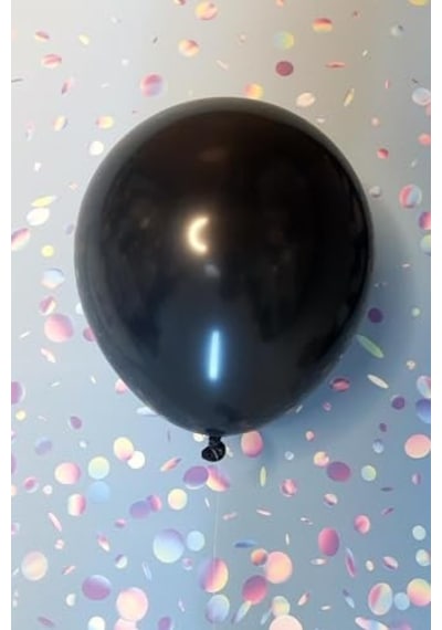 Siyah Balon 10 Adet - 12 İnc 30 Cm Parti Balonu 2 Yaş Mavi