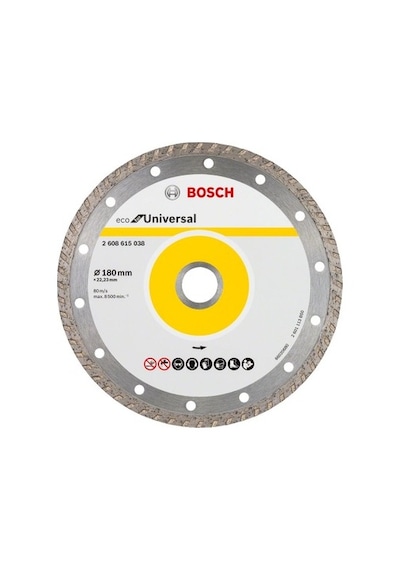 180 Mm Ekonomik Seri Elmas Kesme Diski, Çok Amaçlı