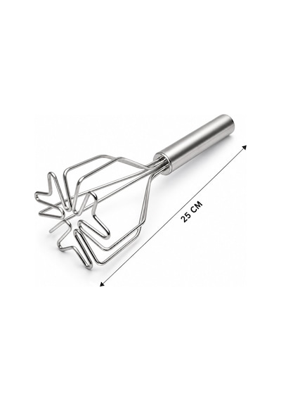 River World Patates Ezici Paslanmaz Çelik Kalp Şekilli 26 Cm Uzunluk
