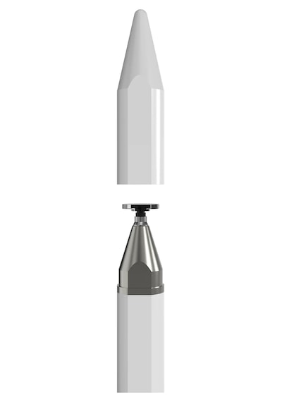 İthalat Dokunmatik Stylus Kalem Pen 1101 - Beyaz