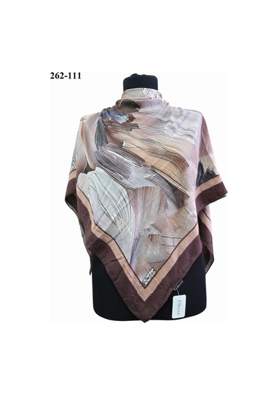 Moonscarfs Moonscarf Desenli Bambu Pamuk Eşarp 262-111 Çok Renkli