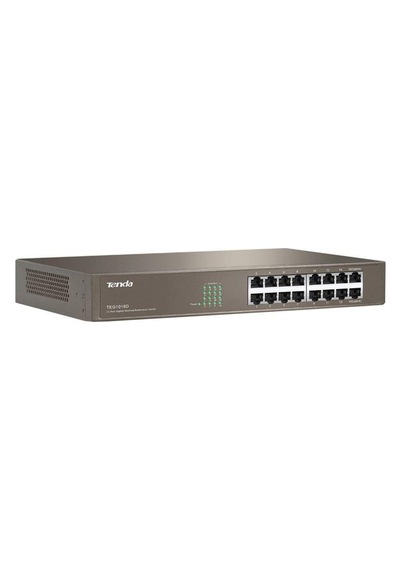 Tenda Teg1016D 16 Port 10/100/1000 Mbps Gigabit Switch Rack M Met