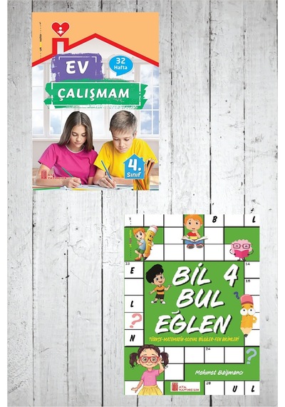 4.sınıf Ev Çalışmalarım +  Bil Bul Eğlen