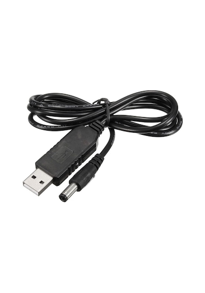 Usb 5v - Dc Jack 12v Voltaj Yükseltici Kablo 1m