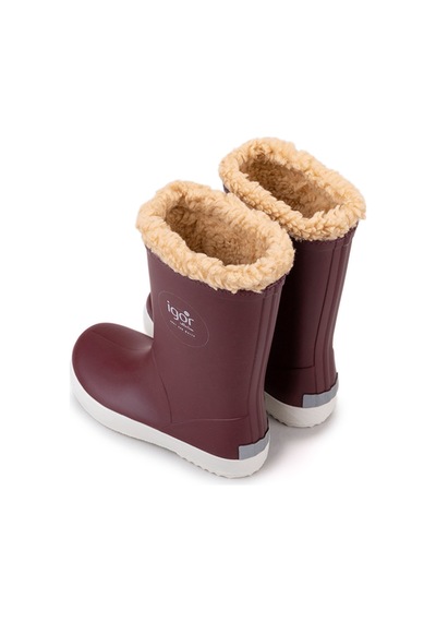 Igor Splash Nautico Çocuk Kürklü Bordo Yağmur Çizmesi W10207-025 Bordo Igor Splash Nautico Çocuk Kürklü Bordo Yağmur Çizmesi W10207-025 Bordo
